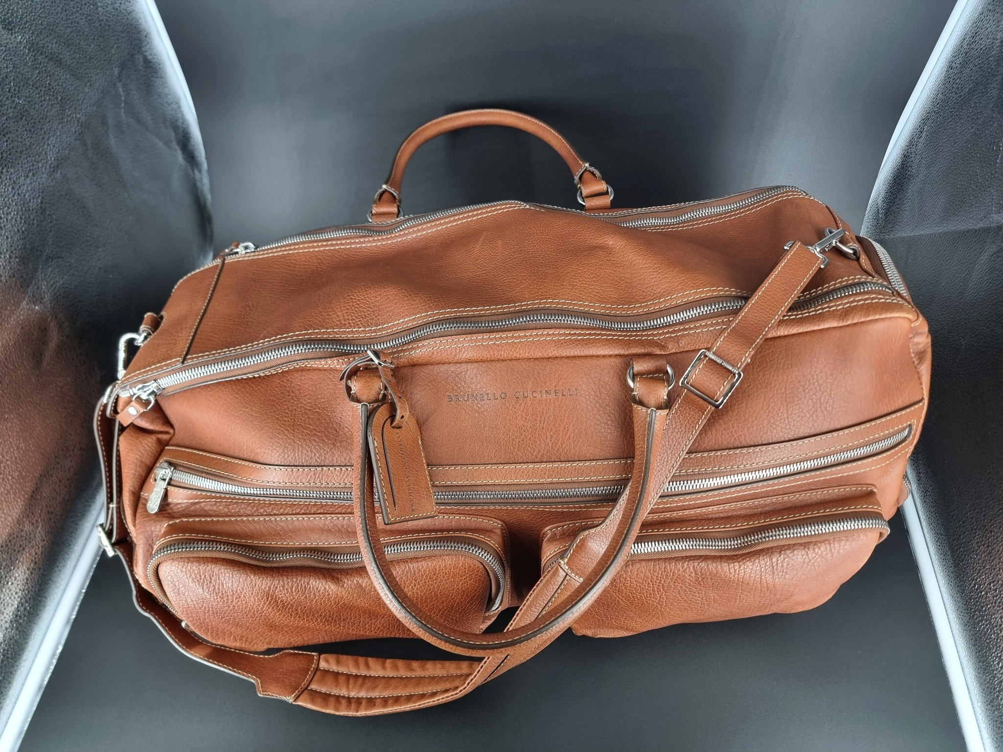 Brunello Cucinelli Cowhide trolley bag после завершения работ в MYST.