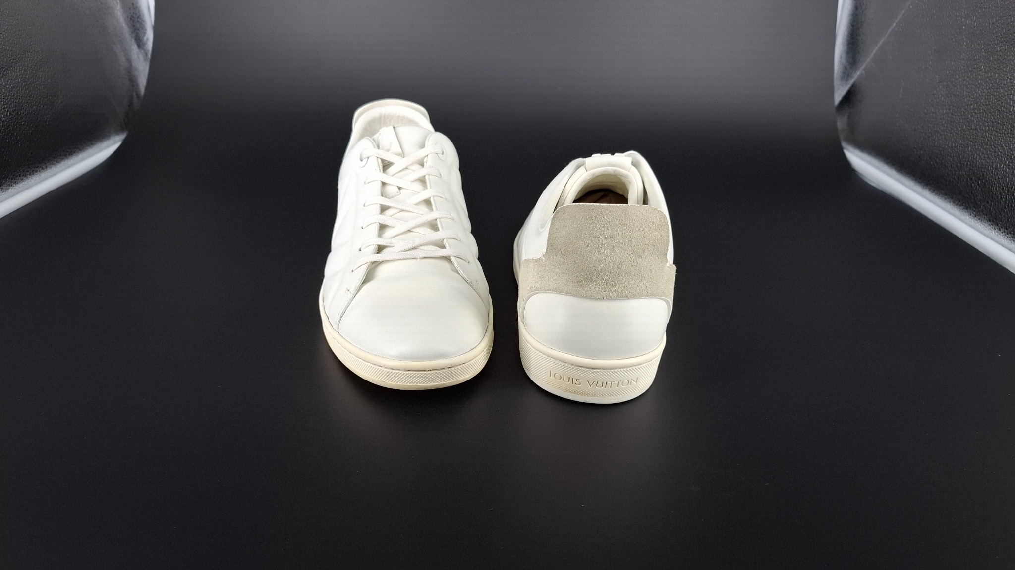 Louis Vuitton Beverly Hills Sneaker после восстановления — дополнительный ракурс сверху